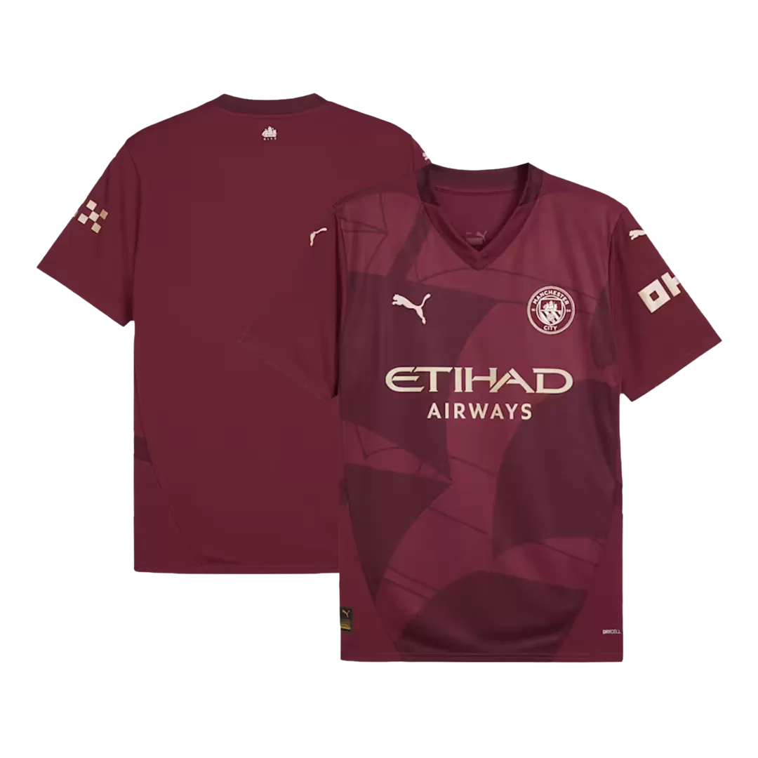 Manchester City Soccer Jersey Third Away Custom Shirt 2024/25