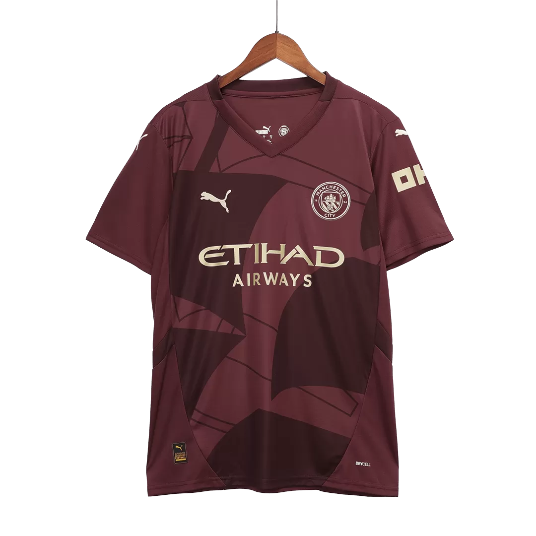 Manchester City Soccer Jersey Third Away Custom Shirt 2024/25