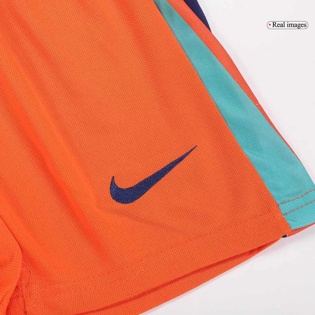 Kids Netherlands Custom Home Soccer Kits 2024
