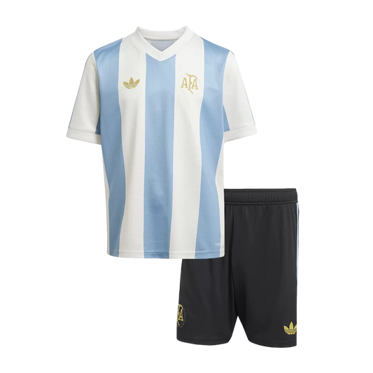 Kids Argentina Custom Soccer Kits 2024 50th Anniversary