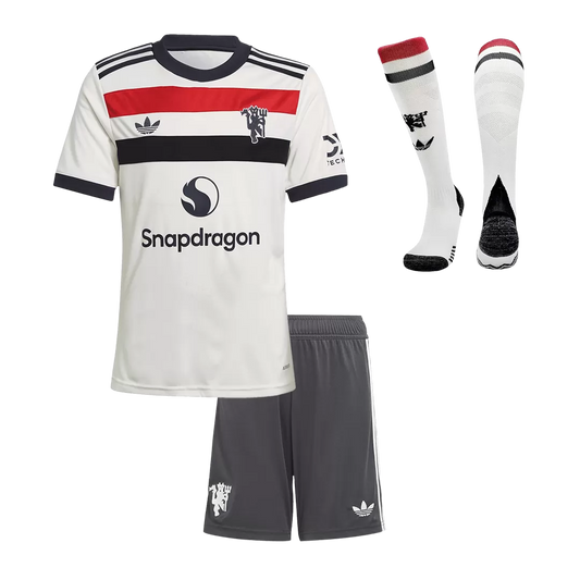 Kids Manchester United Custom Third Away Full Soccer Kits
2024/25