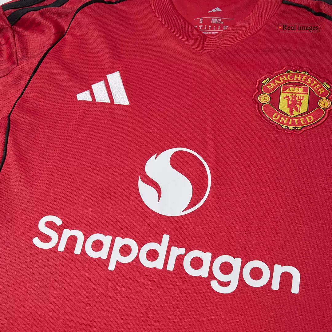 Manchester United Soccer Jersey Home Shirt 2025/26
