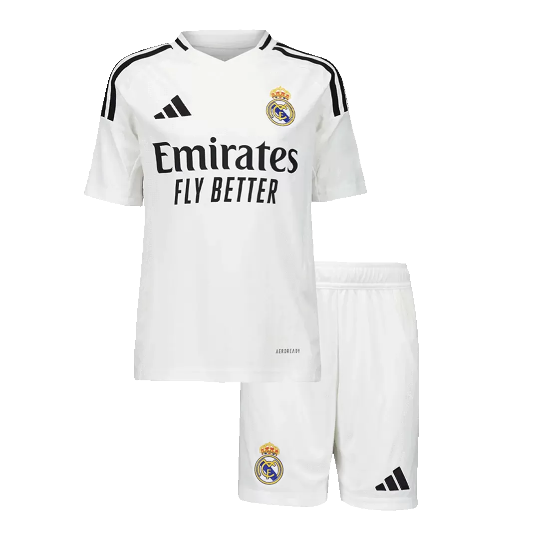 Kids Real Madrid Custom Home Soccer Kits 2024/25