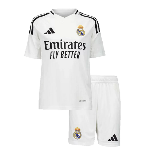 Kids Real Madrid Custom Home Soccer Kits 2024/25