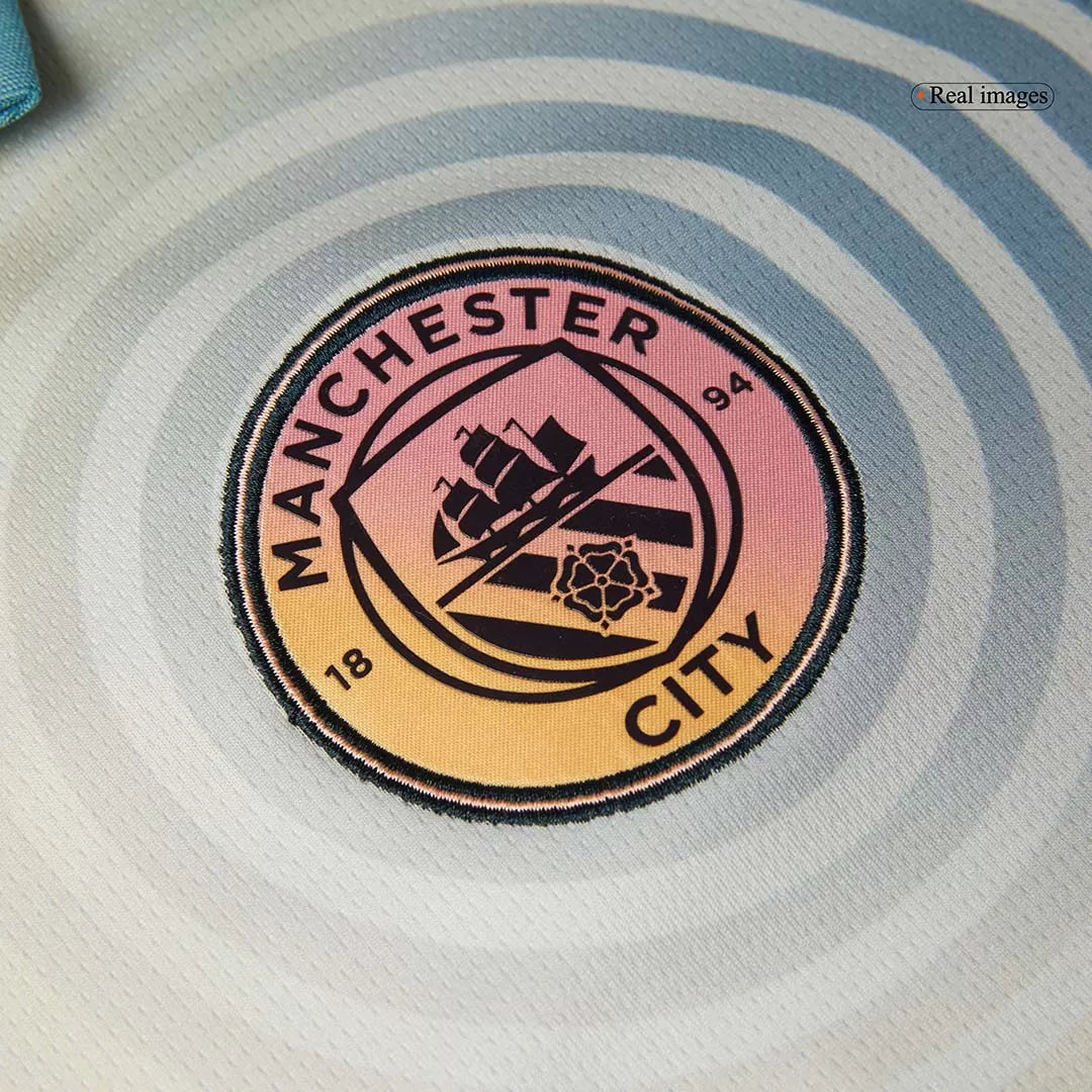 Manchester City Soccer Jersey Fourth Away 'Definitely City' Custom Shirt 2024/25