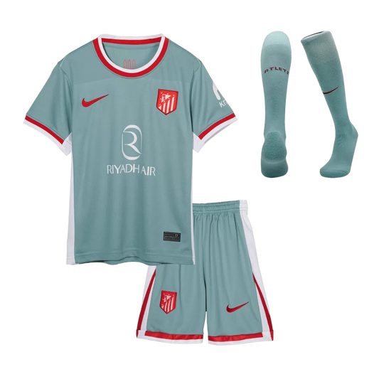 Kids Atletico Madrid Custom Away Full Soccer Kits
2024/25