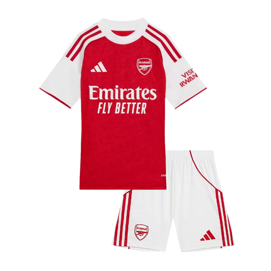 Kids Arsenal Custom Home Soccer Kits 2025/26