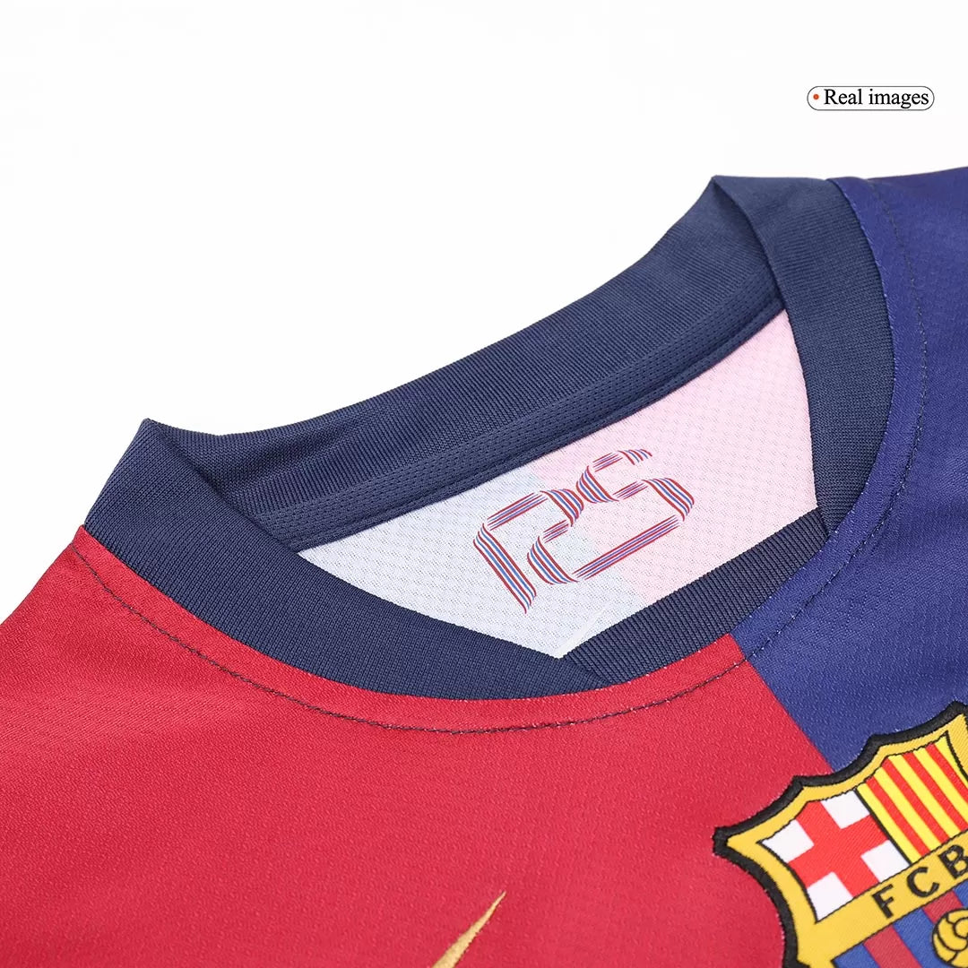 Kids Barcelona Custom Home Soccer Kits 2024/25