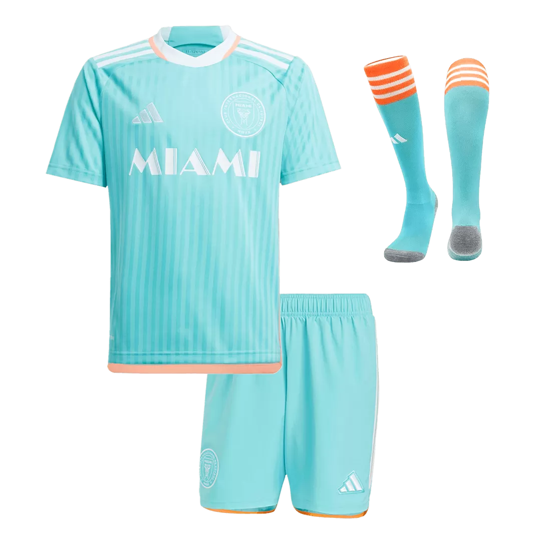 Kids Inter Miami CF Custom Third Away Full Soccer Kits
2024