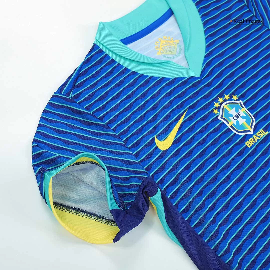 Kids Brazil Custom Away Full Soccer Kits
2024