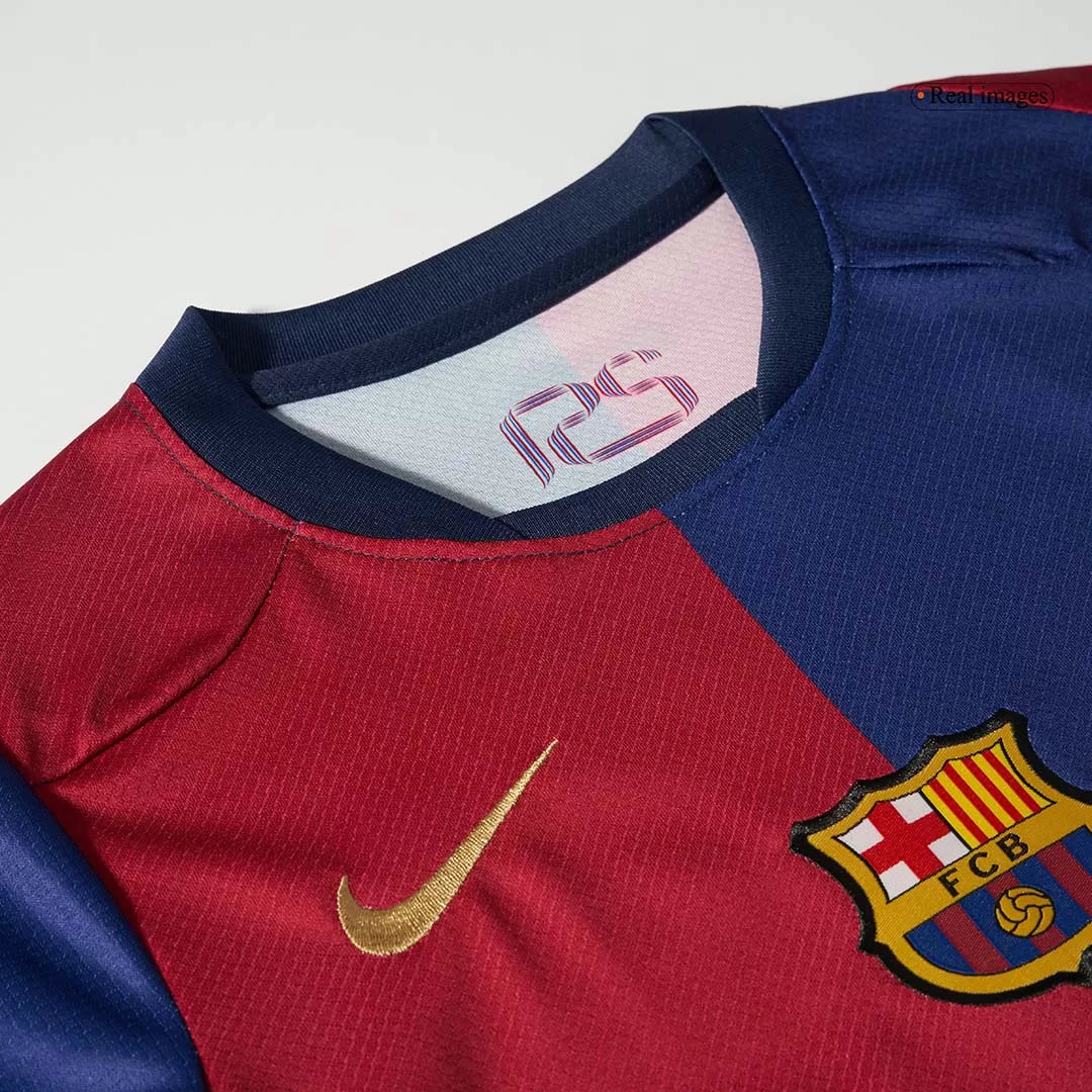 Kids Barcelona Custom Home Soccer Kits 2024/25 COLDPLAY