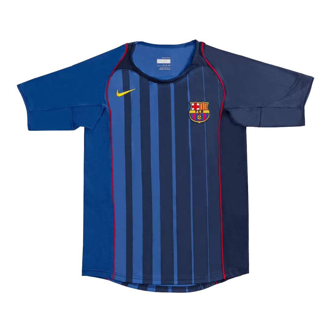 Barcelona Retro Jersey Away Soccer Shirt 2004/05
