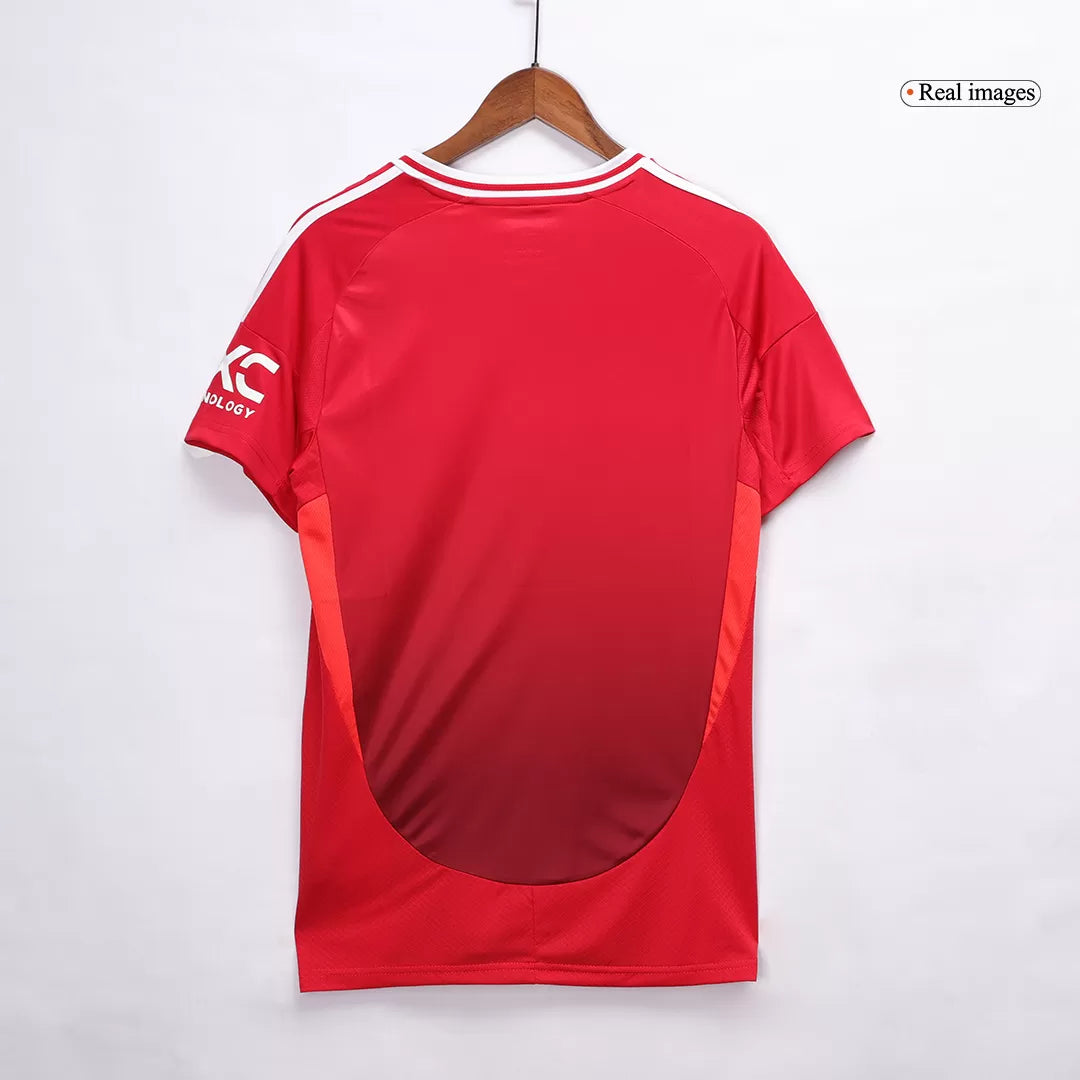 Men's Manchester United Home Soccer Jersey Shirt 2024/25