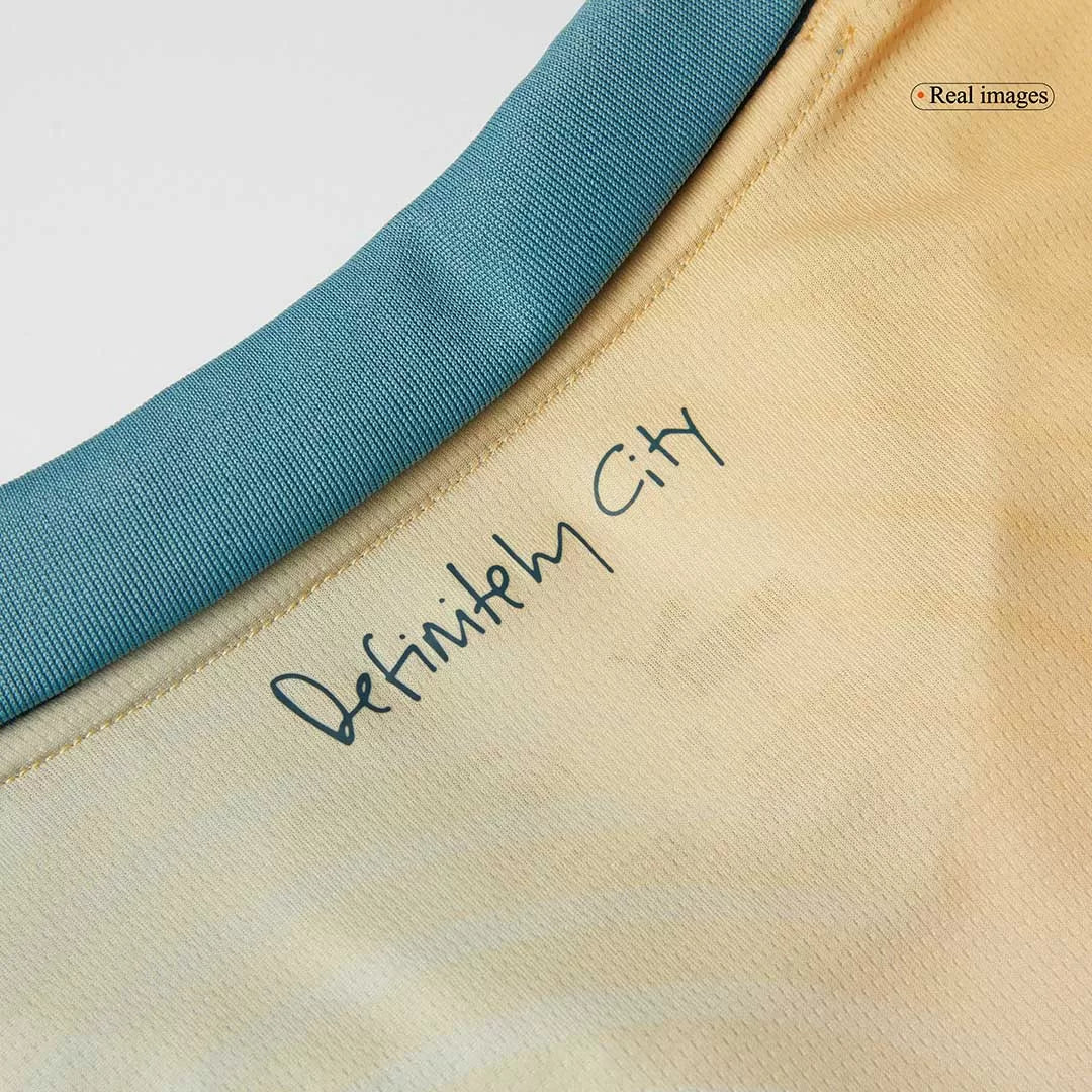 Manchester City Soccer Jersey Fourth Away 'Definitely City' Custom Shirt 2024/25