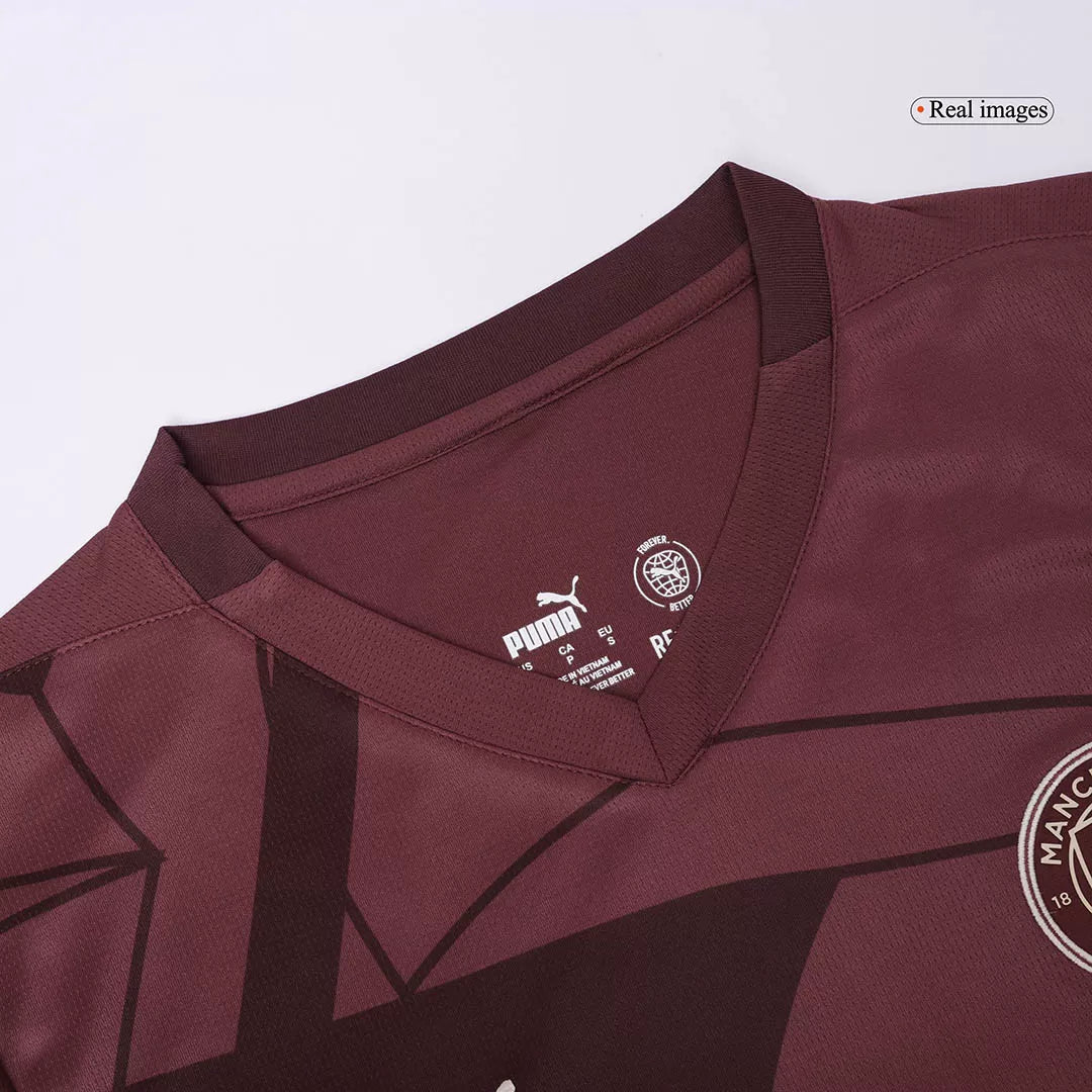 Manchester City Soccer Jersey Third Away Custom Shirt 2024/25
