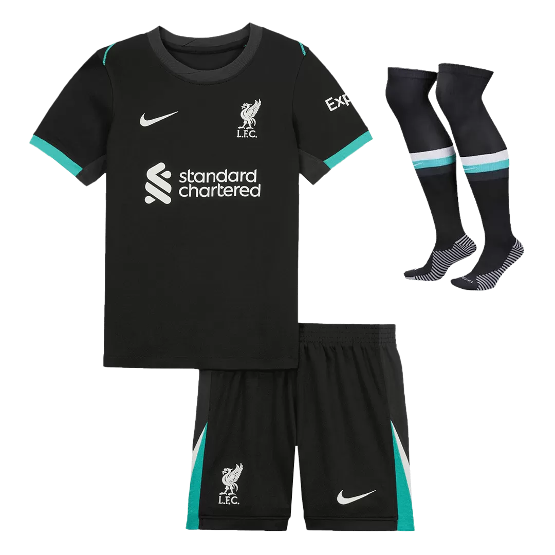 Kids Liverpool Custom Away Full Soccer Kits
2024/25