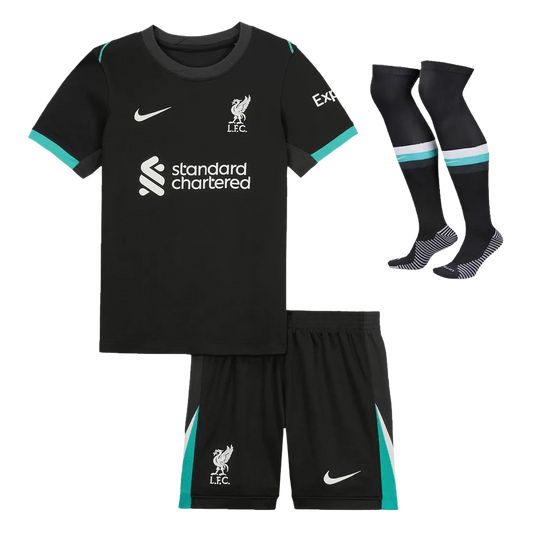 Kids Liverpool Custom Away Full Soccer Kits
2024/25