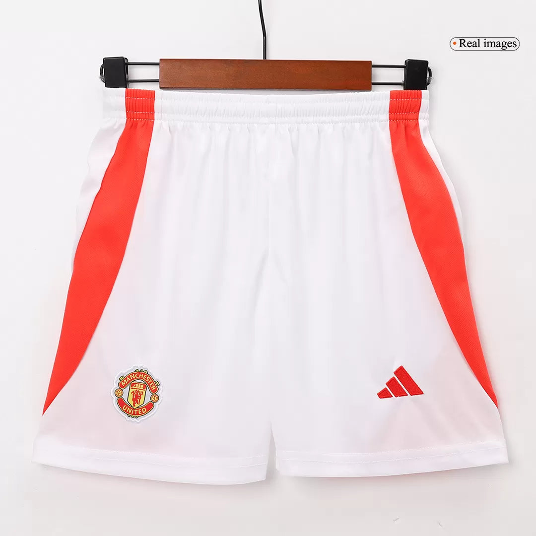 Kids Manchester United Custom Home Soccer Kits 2024/25