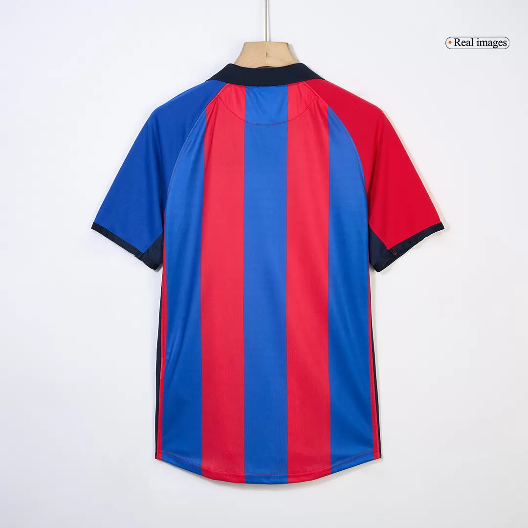 Barcelona Retro Jersey Home Soccer Shirt 2001/02
