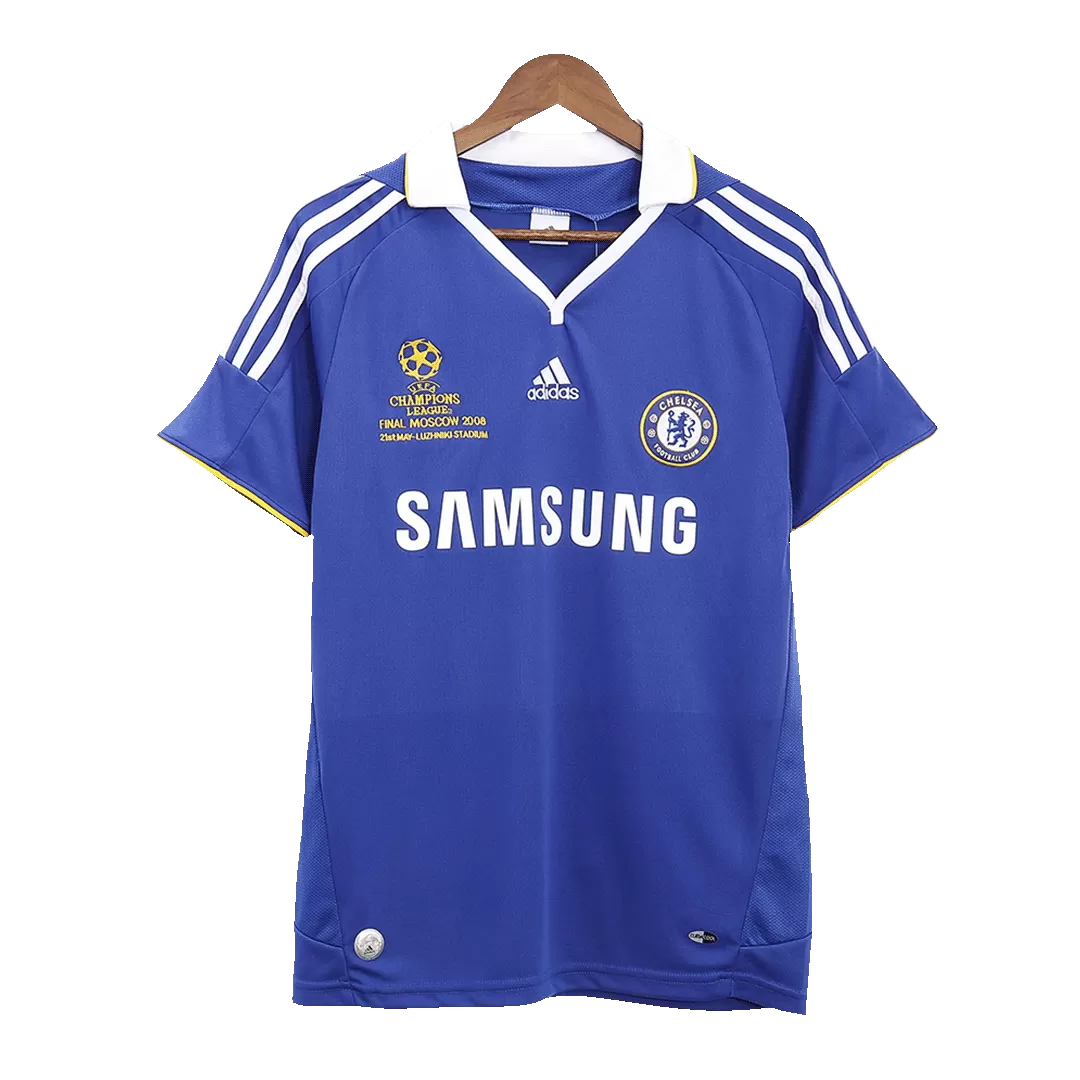 Chelsea Jersey Custom Home Soccer Jersey 2008 - UCL