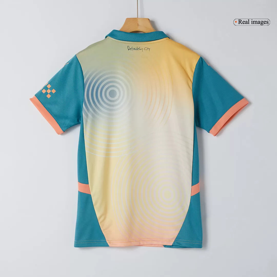 Manchester City Soccer Jersey Fourth Away 'Definitely City' Custom Shirt 2024/25