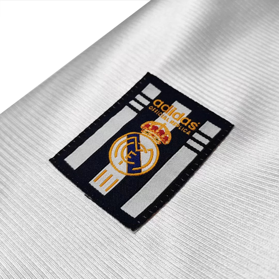 Real Madrid Retro Jersey Home Soccer Shirt 1998/00
