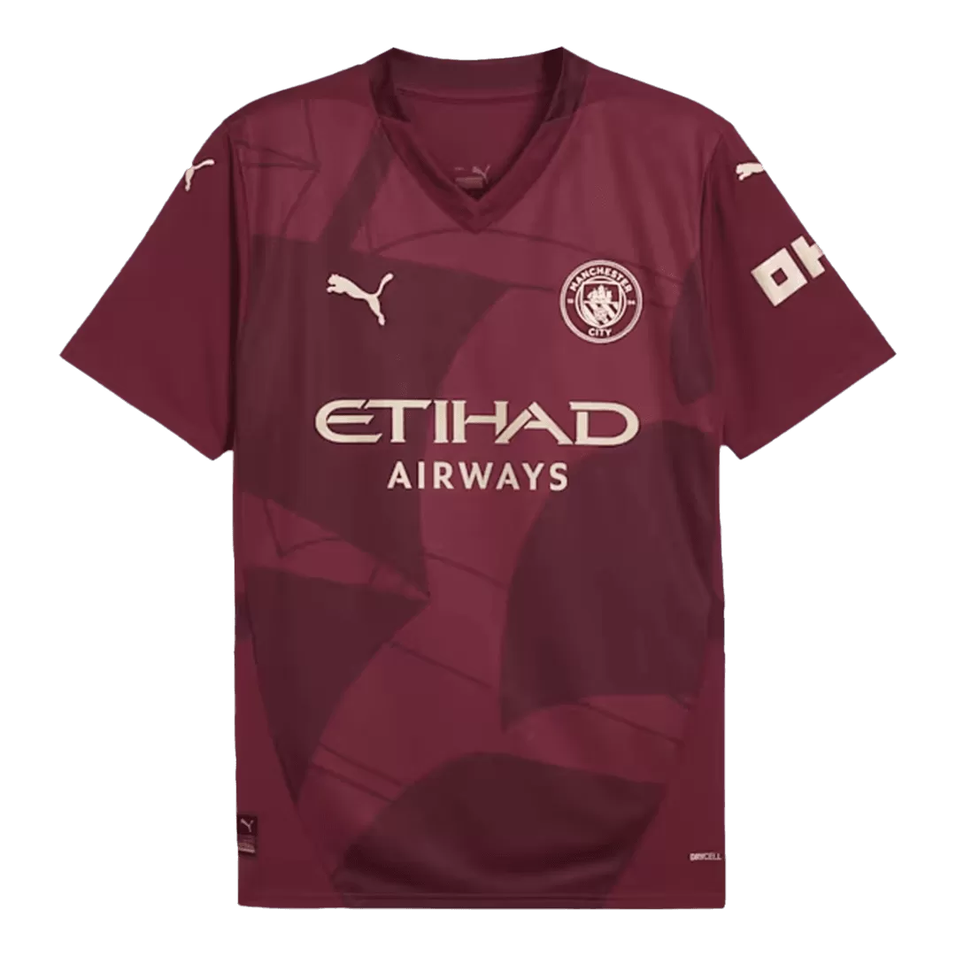 Manchester City Soccer Jersey Third Away Custom Shirt 2024/25