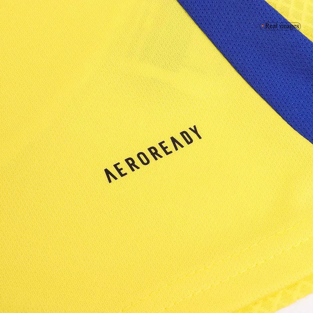 Kids Al Nassr Custom Home Soccer Kits 2024/25