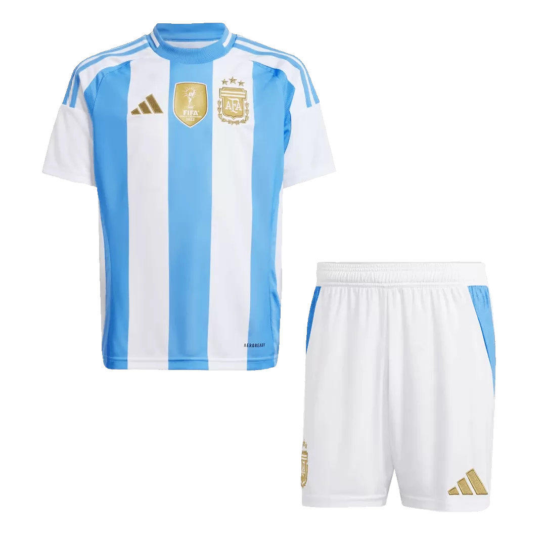 Kids Argentina Home Soccer Kits 2024