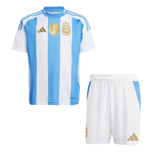Kids Argentina Home Soccer Kits 2024