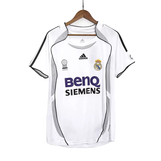 Real Madrid Retro Jersey Home Soccer Shirt 2006/07