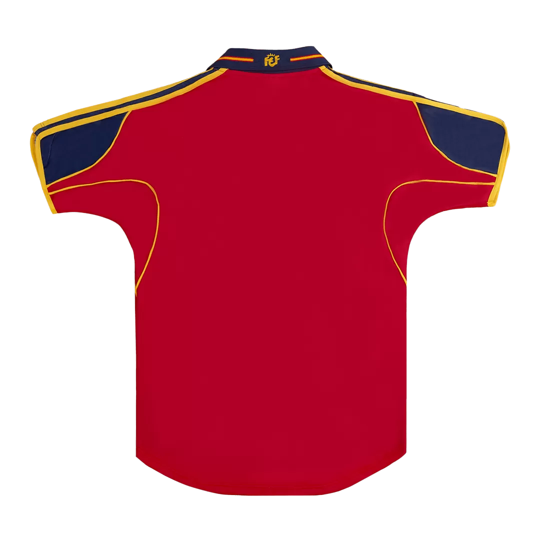 Spain Retro Jersey Home Soccer Shirt 2000