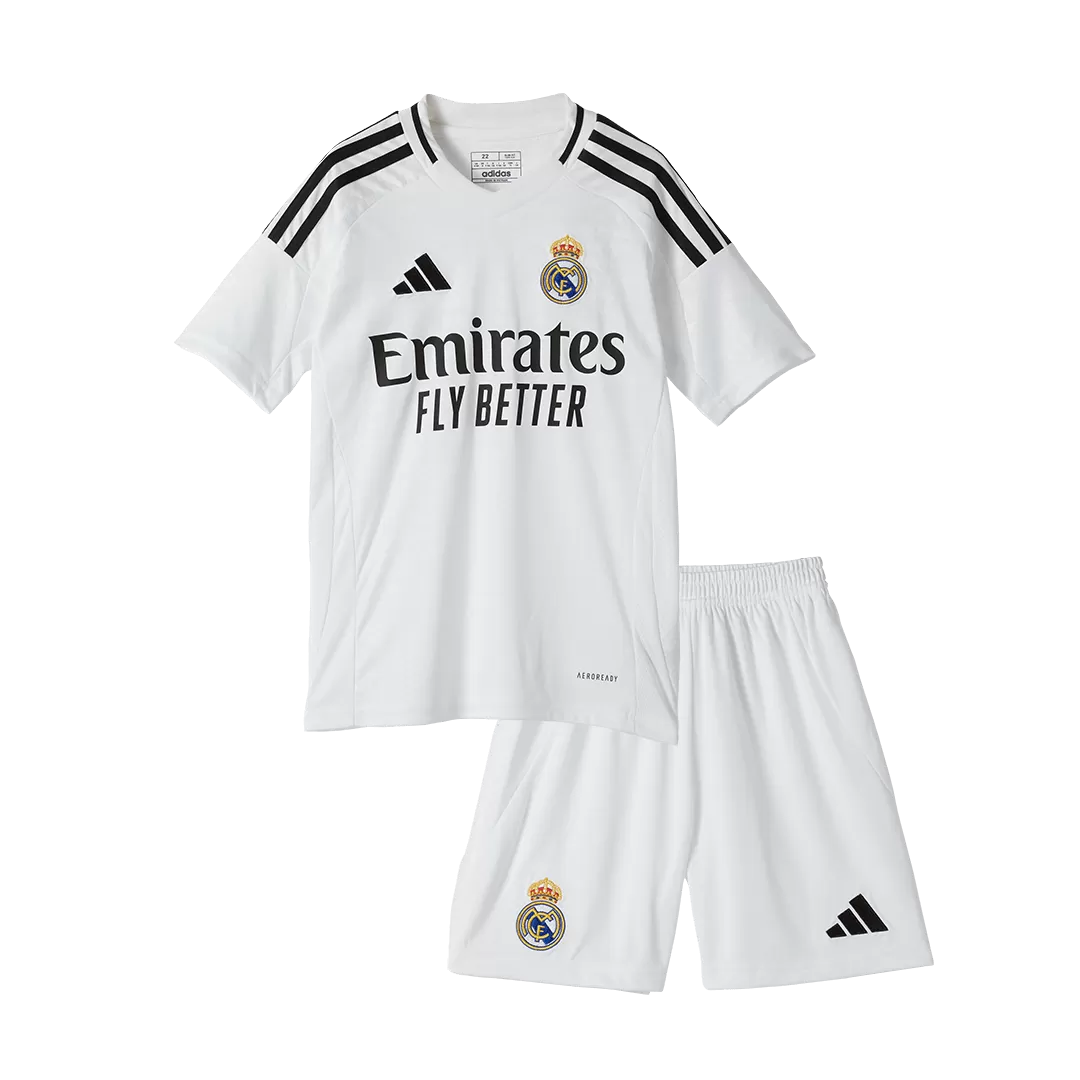 Kids Real Madrid Custom Home Full Soccer Kits
2024/25
