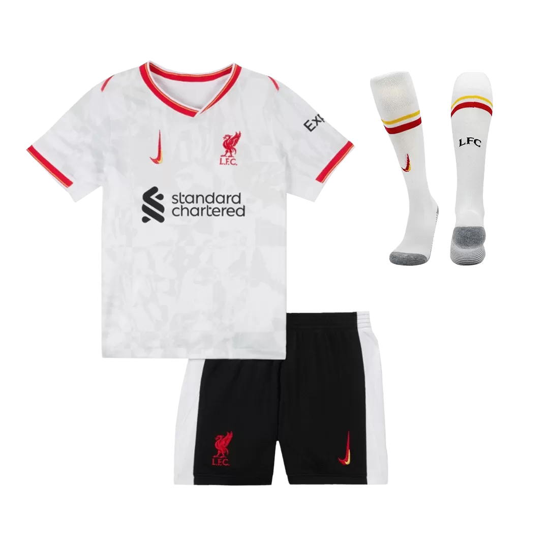 Kids Liverpool Custom Third Away Full Soccer Kits
2024/25