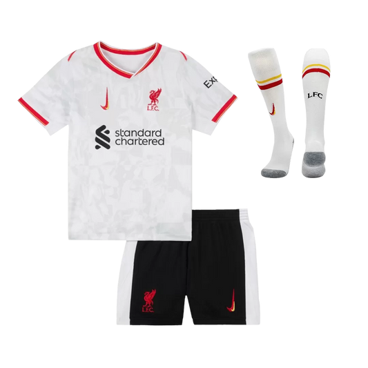 Kids Liverpool Custom Third Away Full Soccer Kits
2024/25