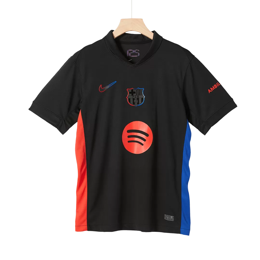 Barcelona Soccer Jersey Away Custom Shirt 2024/25 Spotify Logo Without Text