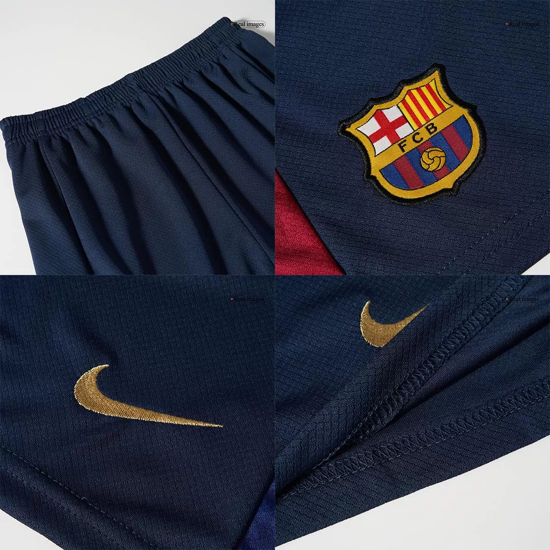 Kids Barcelona Custom Home Soccer Kits 2024/25 COLDPLAY