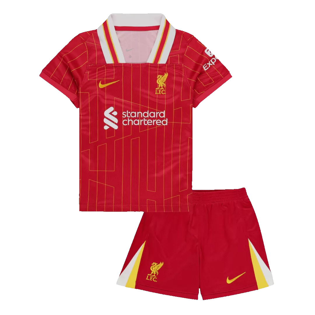 Kids Liverpool Home Soccer Kits 2024/25