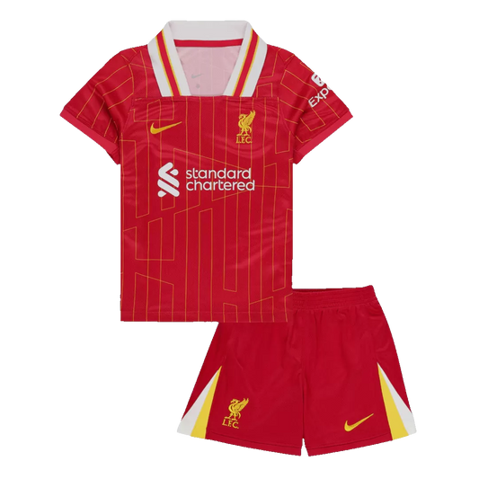 Kids Liverpool Home Soccer Kits 2024/25