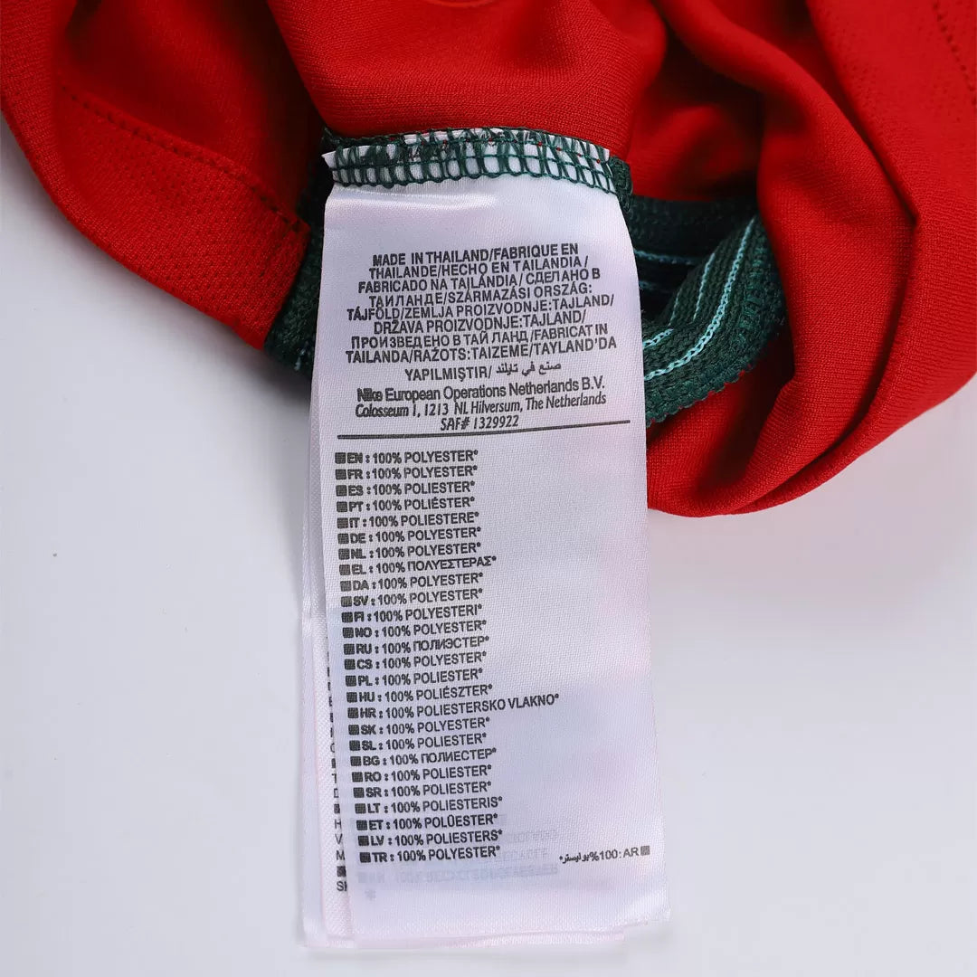 Portugal Retro Jersey Home Soccer Shirt 2016