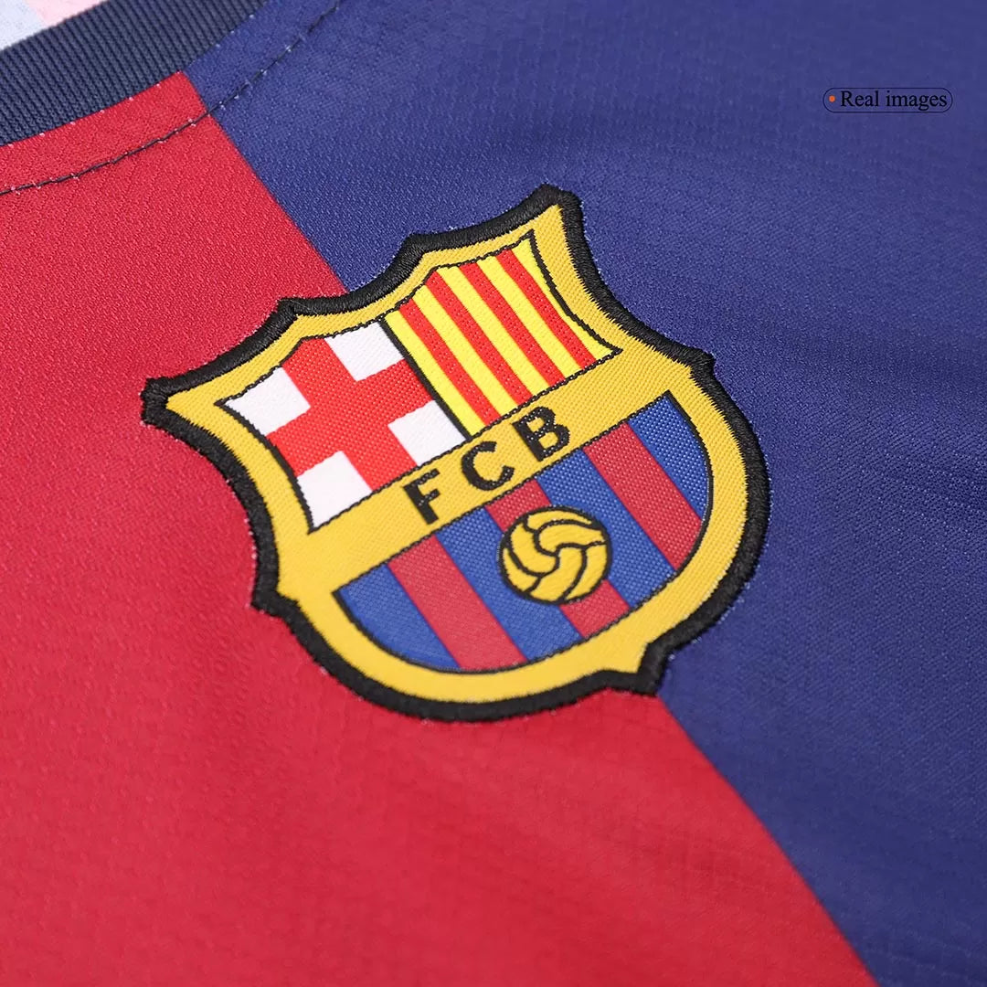 Kids Barcelona Custom Home Soccer Kits 2024/25