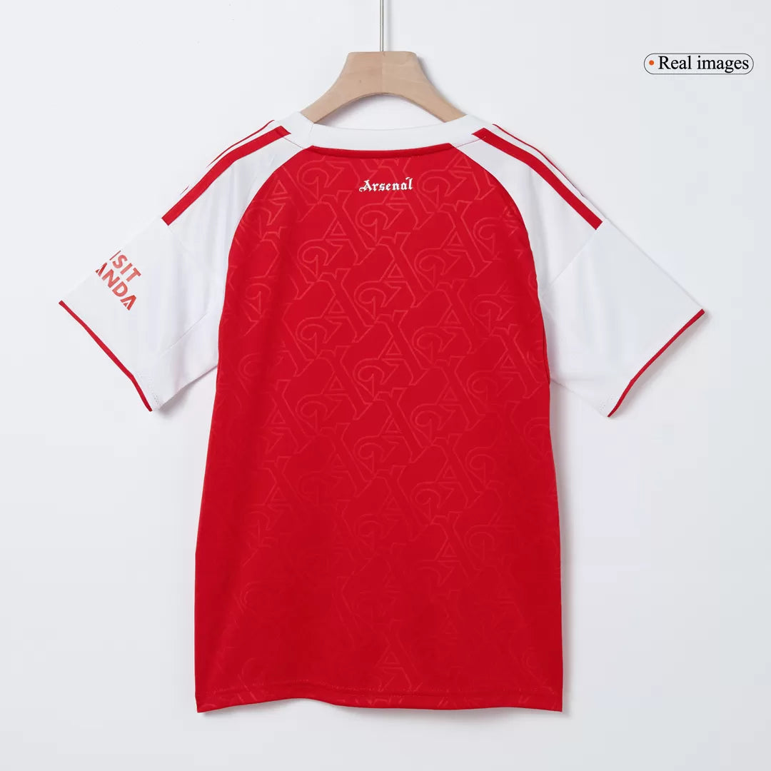 Kids Arsenal Custom Home Soccer Kits 2025/26
