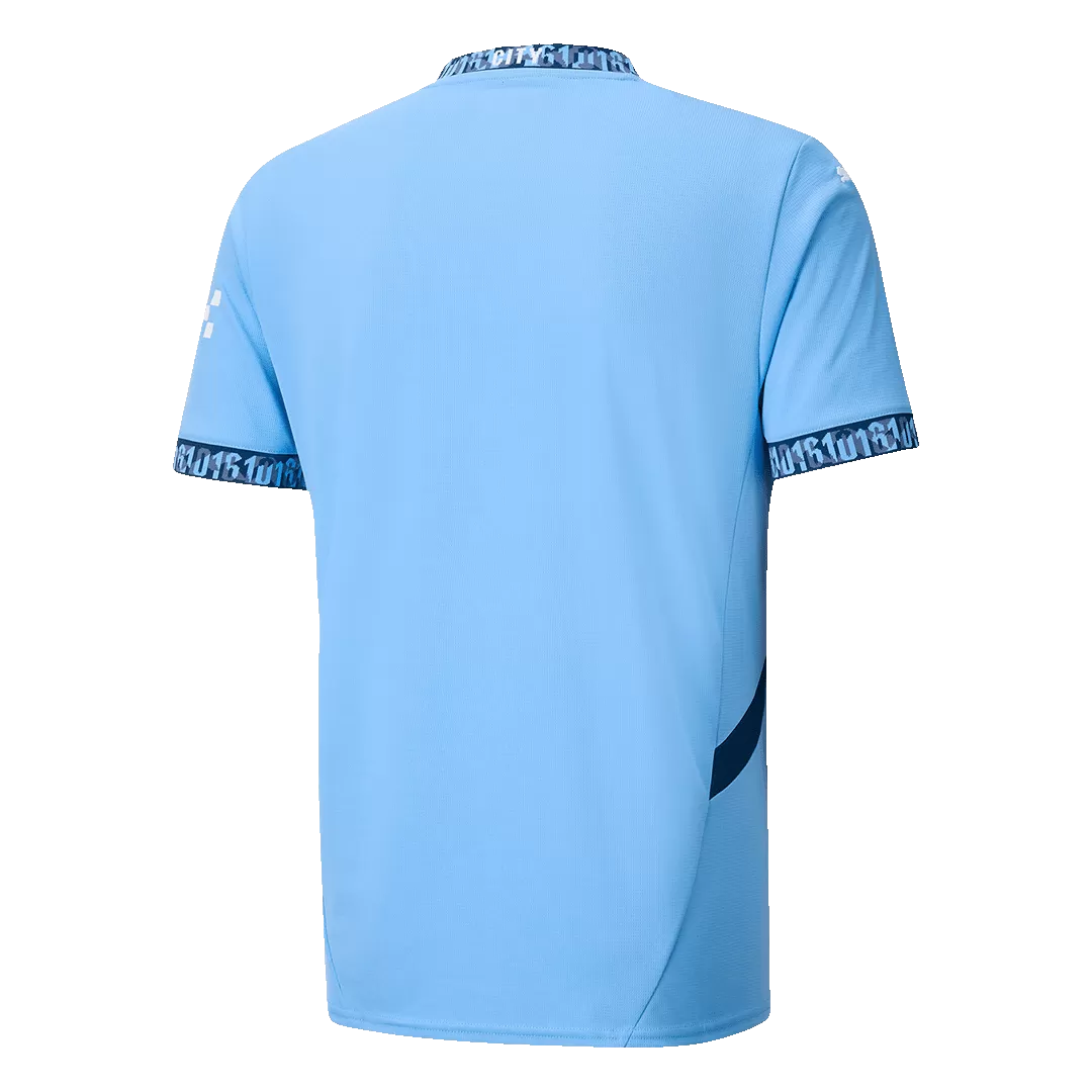 Manchester City Soccer Jersey Home Custom Shirt 2024/25