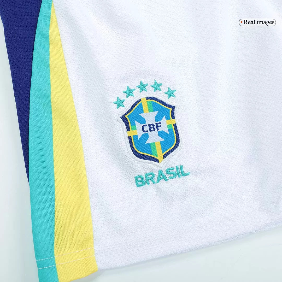 Kids Brazil Custom Away Full Soccer Kits
2024