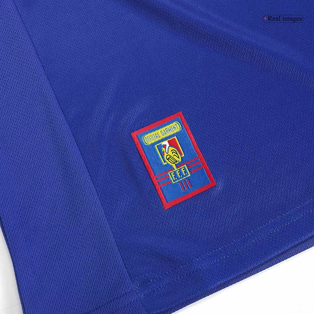 France World Cup Jersey Custom Home Soccer Retro Jersey 1998