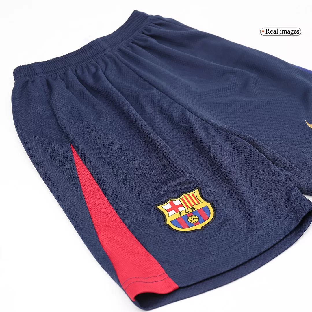 Kids Barcelona Custom Home Soccer Kits 2024/25