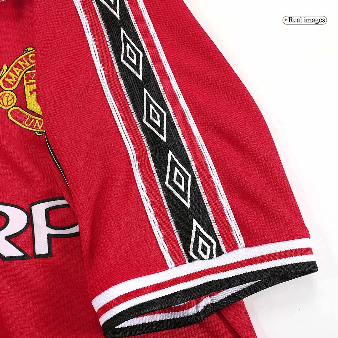 Manchester United Jersey Custom Home Soccer Jersey 98/00
