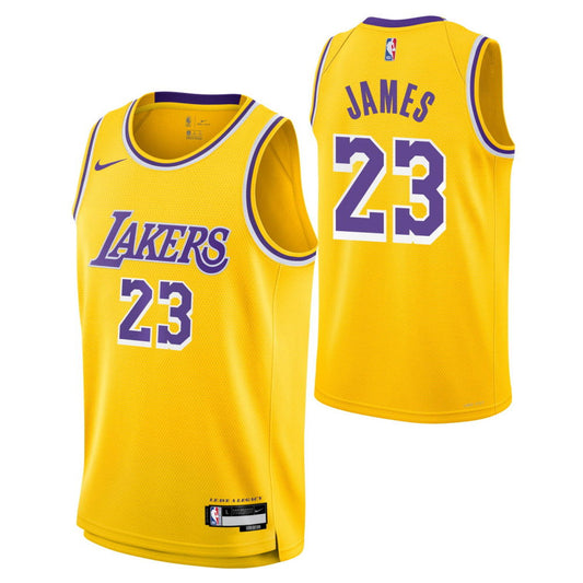 NBA Child LeBron James Los Angeles Lakers Jersey Nike Icon Edition 23