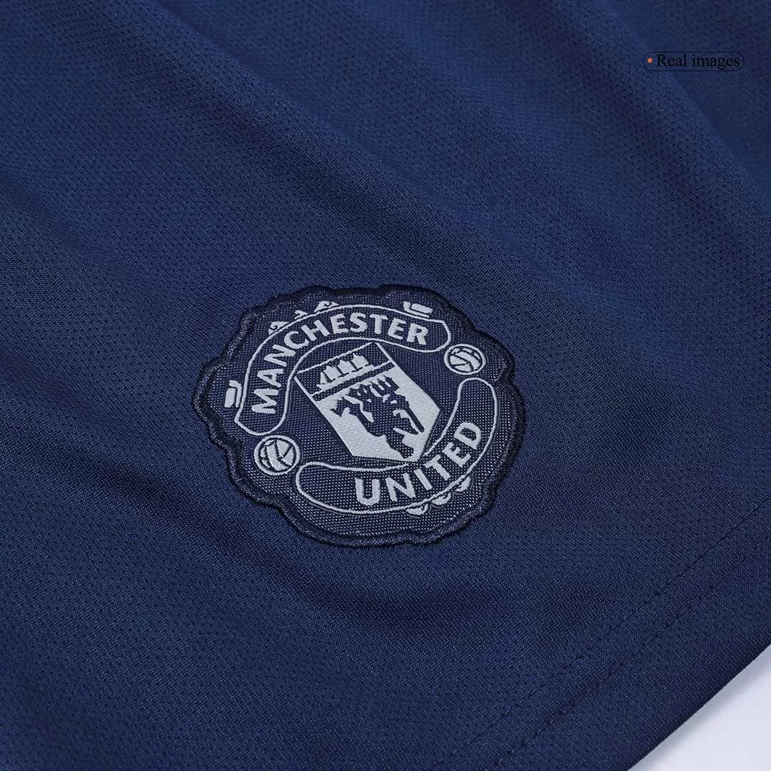 Kids Manchester United Custom Away Soccer Kits 2024/25