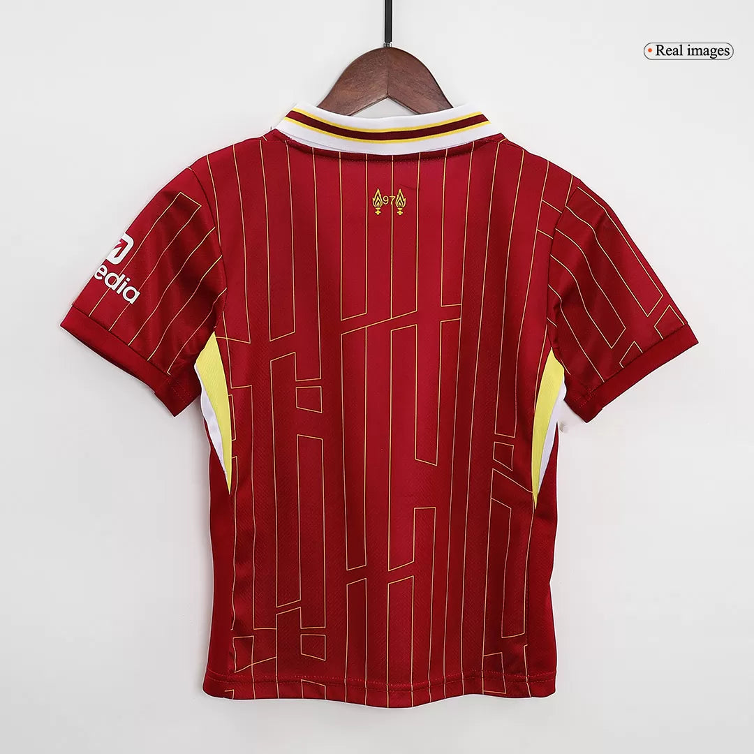 Kids Liverpool Custom Home Full Soccer Kits
2024/25
